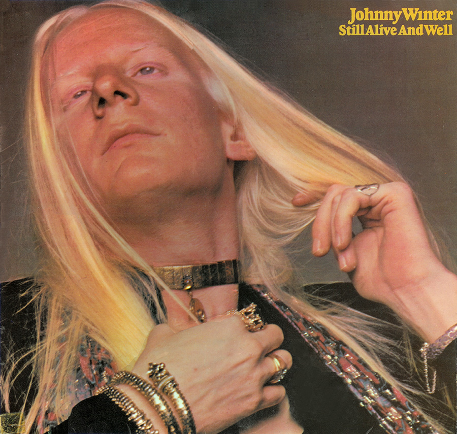JOHNNY WiNTER - Still Alive and Well front cover photo https://vinyl-records.nl